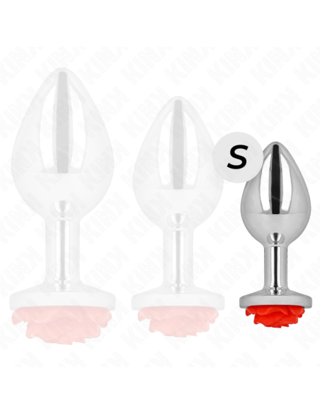 KINK PLUG ANAL ROSA ROJA TALLA S KINK PLUG ANAL ROSA ROJA TALLA S