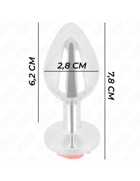 KINK PLUG ANAL ROSA ROJA TALLA S KINK PLUG ANAL ROSA ROJA TALLA S