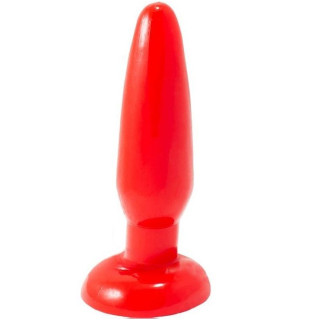 BAILE PLUG ANAL PEQUENO ROJO 15 CM
