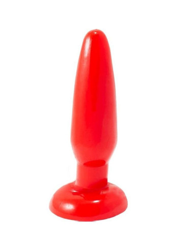 BAILE PLUG ANAL PEQUENO ROJO 15 CM