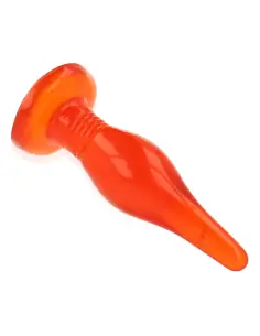 BAILE PLUG ANAL TACTO SUAVE ROJO 142 CM 2