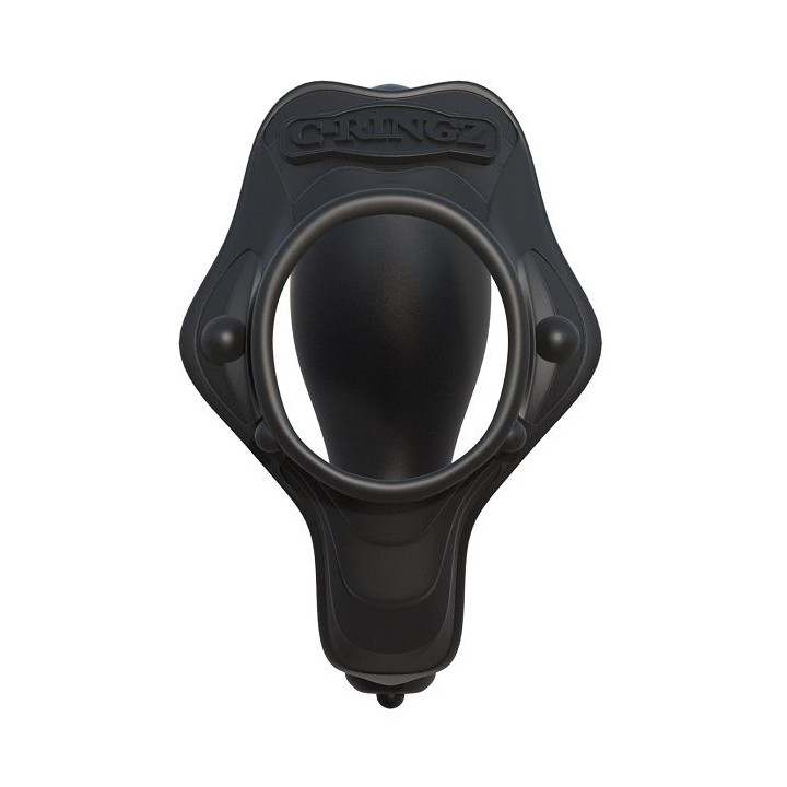 FANTASY C RINGZ ROCK HARD ANILLO POTENCIADOR CON PLUG ANAL