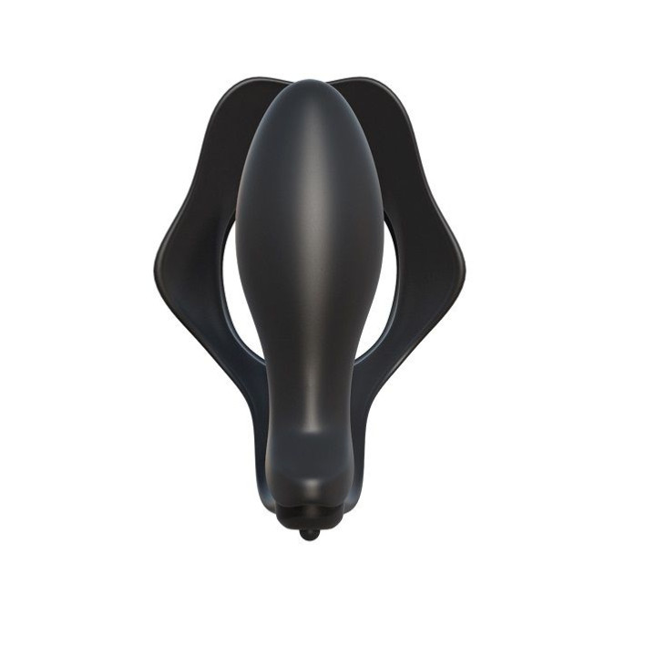 FANTASY C RINGZ ROCK HARD ANILLO POTENCIADOR CON PLUG ANAL