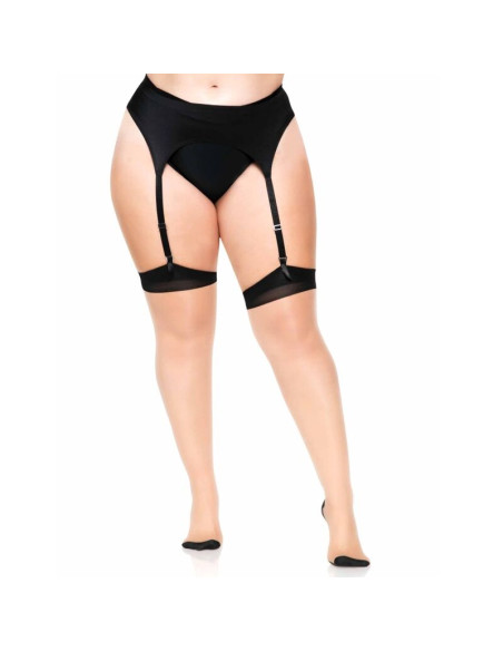 LEG AVENUE MEDIAS NUDE CON TACON CUBANO Y COSTURA TRASERA PLUS LEG AVENUE MEDIAS NUDE CON TACON CUBANO Y COSTURA TRASERA PLUS