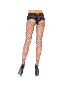 LEG AVENUE PANTYS DE RED CON SHORT DE ENCAJE 2
