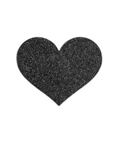 BIJOUX INDISCRETS PEZONERAS FLASH CORAZON NEGRO