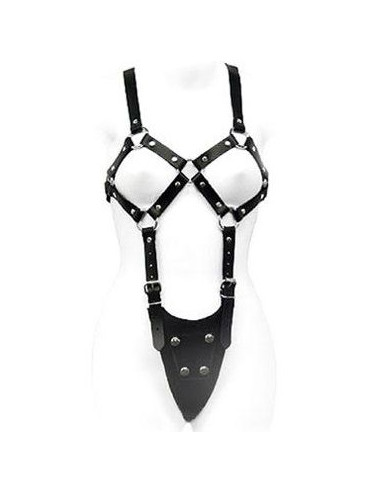 LEATHER BODY EXPOSED BODY WOMAN