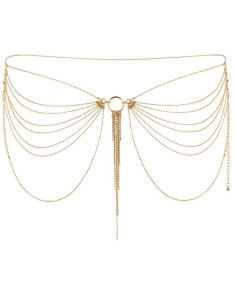 BIJOUX MAGNIFIQUE JOYA DE CADENAS METLICAS PARA CINTURA DORADA 2
