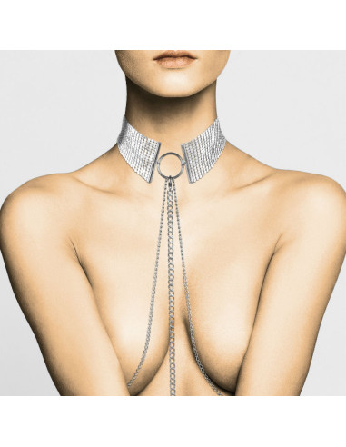 BIJOUX DESIR METALLIQUE COLLAR METLICO PLATEADO