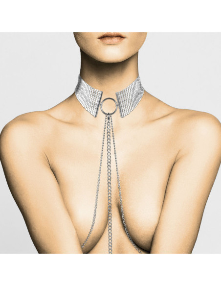 BIJOUX DESIR METALLIQUE COLLAR METLICO PLATEADO