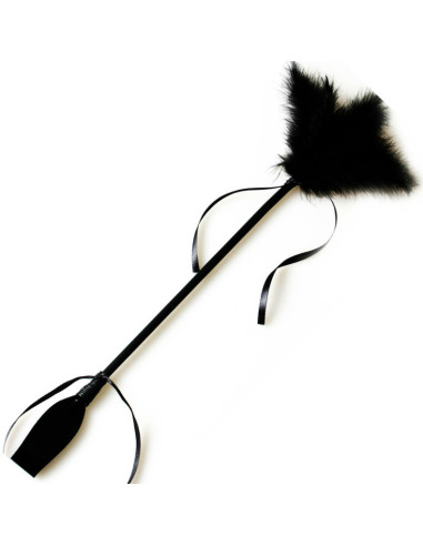 SECRETPLAY FUSTA PLUMA NEGRO