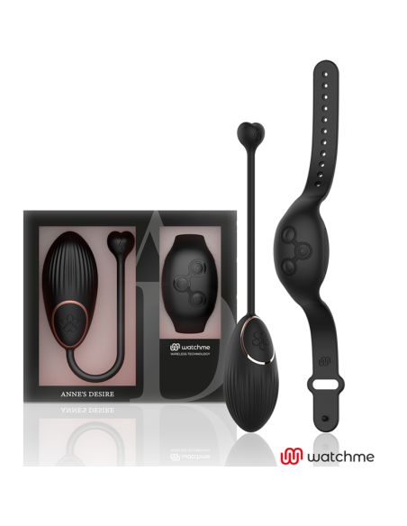 ANNE S DESIRE HUEVO CONTROL REMOTO TECNOLOGAA WATCHME NEGRO