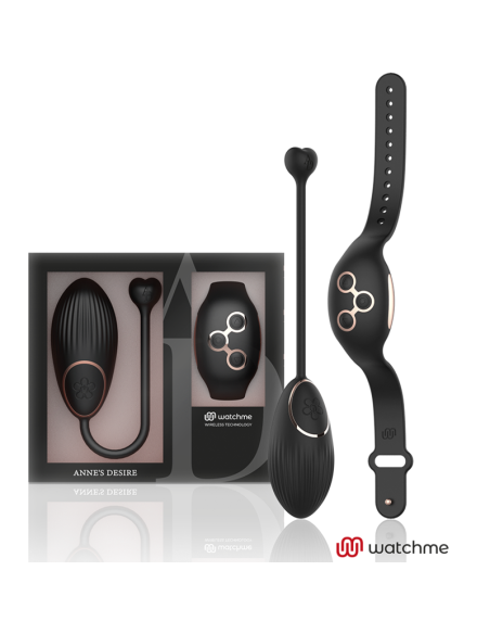 ANNE S DESIRE HUEVO CONTROL REMOTO TECNOLOGAA WATCHME NEGRO GOLD