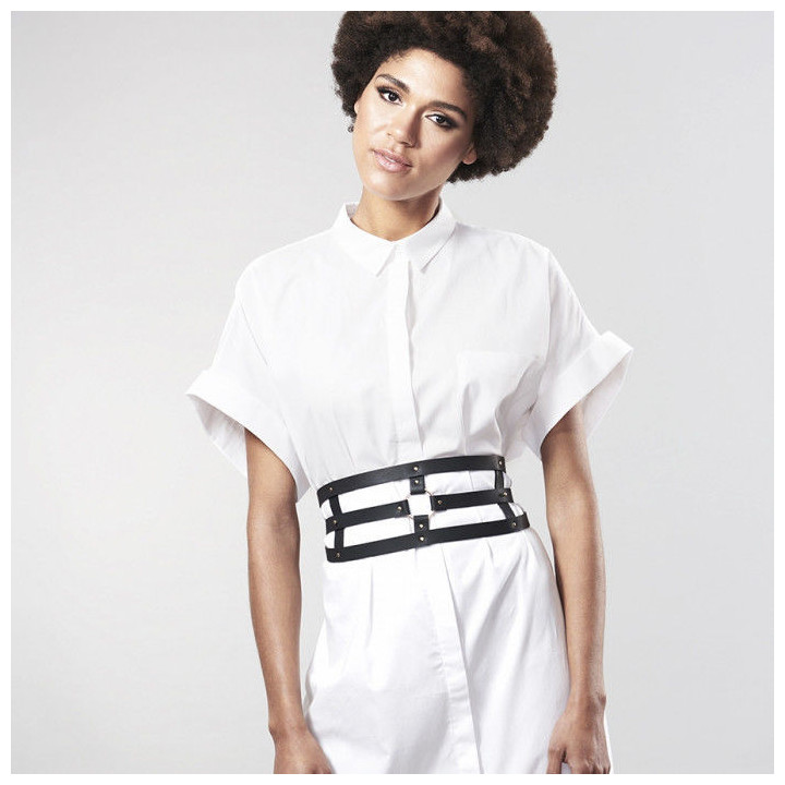 BIJOUX INDISCRETS MAZE CINTURON CON CORREA NEGRO