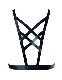 BIJOUX INDISCRETS MAZE ARNES CRUZADO CON ESCOTE NEGRO