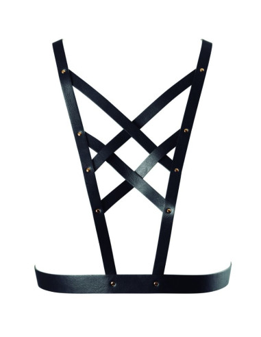 BIJOUX INDISCRETS MAZE ARNES CRUZADO CON ESCOTE NEGRO