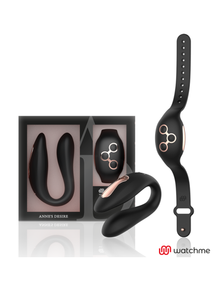 ANNE S DESIRE DUAL PLEASURE TECNOLOGAA WATCHME NEGRO GOLD