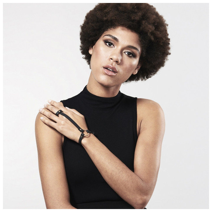 BIJOUX INDISCRETS MAZE BRAZALETE ARNES PARA MANOS NEGRO