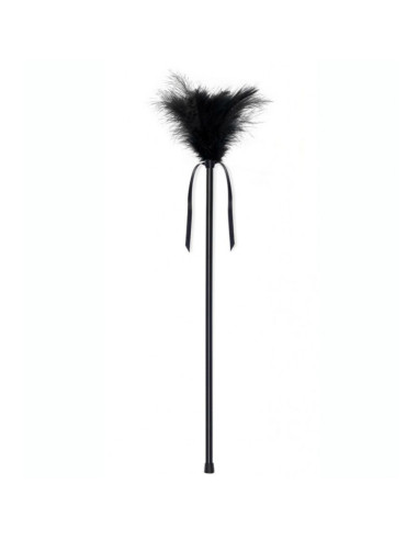 SECRETPLAY PLUMERO PLUMAS NEGRO 40 CM