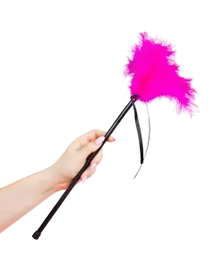 SECRETPLAY PLUMERO PLUMAS ROSA 40 CM