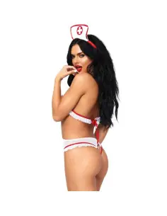 LEG AVENUE TEDDY CON ABERTURA ENFERMERA TALLA UNICA 2