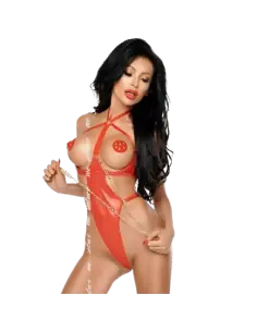 ME SEDUCE CAPRICE BODY TIRANTAS ROJO S M