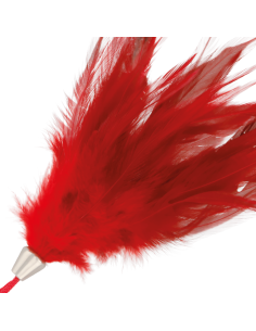 DARKNESS PLUMA ESTIMULADORA ROJO 17CM 2