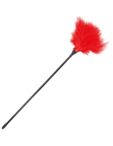 DARKNESS PLUMA ESTIMULADORA ROJO 42CM