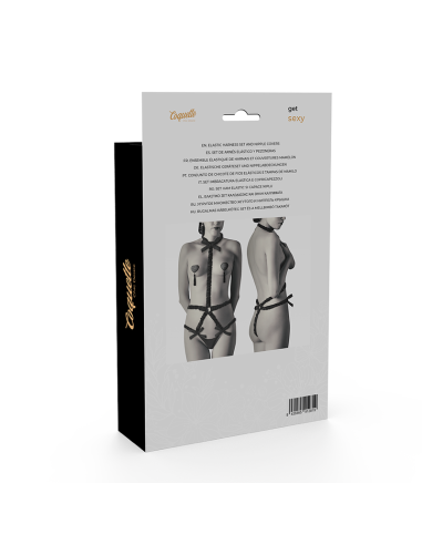 COQUETTE CHIC DESIRE LINGERIE SET CON PEZONERAS DELUXE