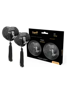 COQUETTE CHIC DESIRE CUBRE PEZONES NEGRO LENTEJUELAS