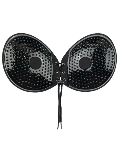 BYE BRA SUJETADOR ADHESIVO ENTRELAZADO BEIGE COPA C