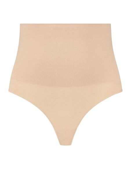 BYE BRA FAJA SIN COSTURAS ESTILO TANGA BEIGE TALLA M