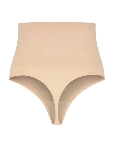 BYE BRA FAJA SIN COSTURAS ESTILO TANGA BEIGE TALLA M