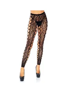 LEG AVENUE FOOTLESS CROTHLESS TIGHTS ONE SIZE
