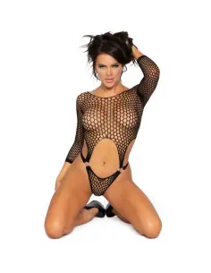 LEG AVENUE BODY TANGA DE MANGA LARGA TALLA UNICA BLANCO 2