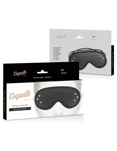COQUETTE CHIC DESIRE FANTASY ANTIFAZ CUERO VEGANO CON FORRO DE NEOPRENO