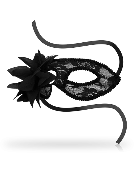OHMAMA MASKS ANTIFAZ CON ENCAJES Y FLOR NEGRO OHMAMA MASKS ANTIFAZ CON ENCAJES Y FLOR NEGRO