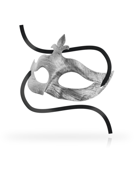 OHMAMA MASKS ANTIFAZ FLOR DE LIS SILVER OHMAMA MASKS ANTIFAZ FLOR DE LIS SILVER