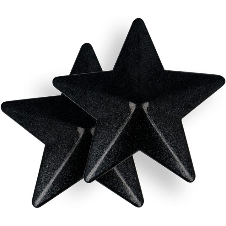 COQUETTE CHIC DESIRE CUBRE PEZONES METAL ESTRELLAS NEGRAS