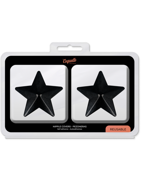 COQUETTE CHIC DESIRE CUBRE PEZONES METAL ESTRELLAS NEGRAS COQUETTE CHIC DESIRE CUBRE PEZONES METAL ESTRELLAS NEGRAS