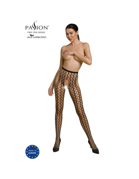 PASSION ECO COLLECTION BODYSTOCKING ECO S007 NEGRO PASSION ECO COLLECTION BODYSTOCKING ECO S007 NEGRO