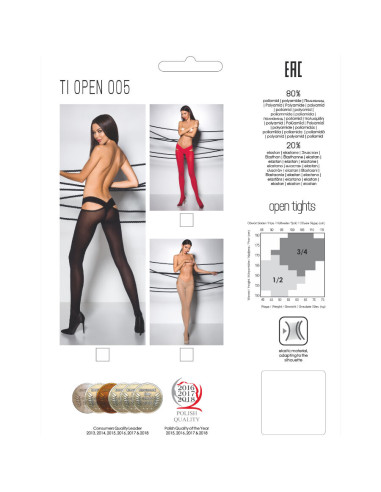 PASSION TIOPEN 005 MEDIAS NEGRO 3 4 60 DEN