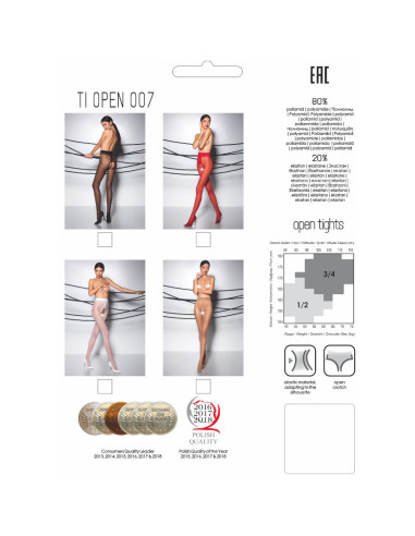 PASSION TIOPEN 007 MEDIAS BLANCO 3 4 20 DEN