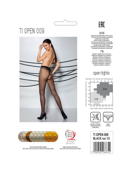 PASSION TIOPEN 009 MEDIAS NEGRO 1 2 20 DEN