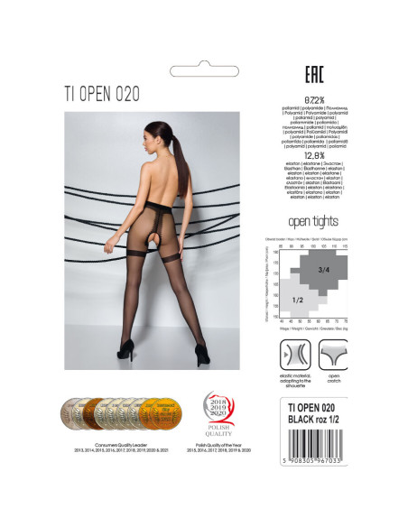 PASSION TIOPEN 020 MEDIAS NEGRO 1 2 20 DEN PASSION TIOPEN 020 MEDIAS NEGRO 1 2 20 DEN