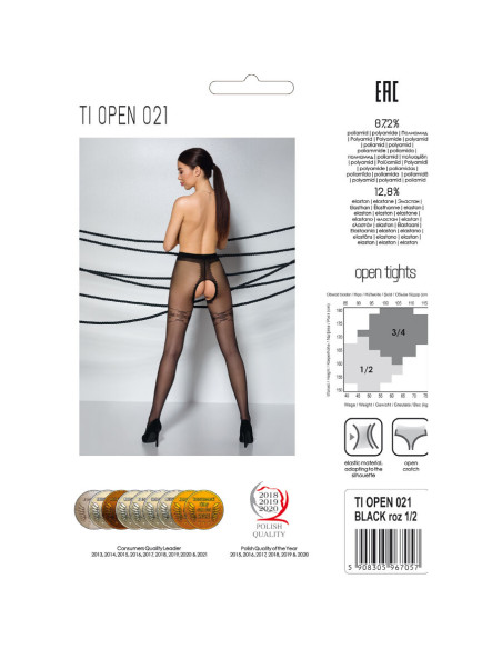 PASSION TIOPEN 021 MEDIAS NEGRO 3 4 20 DEN PASSION TIOPEN 021 MEDIAS NEGRO 3 4 20 DEN