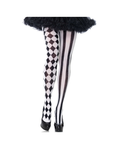LEG AVENUE MEDIAS ARLEQUIN NEGRO BLANCO LEG AVENUE MEDIAS ARLEQUIN NEGRO BLANCO