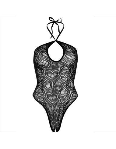LEG AVENUE BODY CUELLO HALTER SIN COTURAS NEGRO
