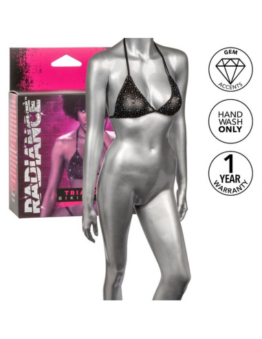 CALEXOTICS RADIANCE TOP DE BIKINI TRIANGULAR PEDRERIA