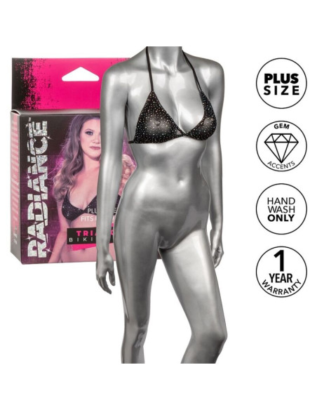 CALEXOTICS RADIANCE TOP DE BIKINI TRIANGULAR PEDRERIA TALLA GRANDE CALEXOTICS RADIANCE TOP DE BIKINI TRIANGULAR PEDRERIA TALLA GRANDE